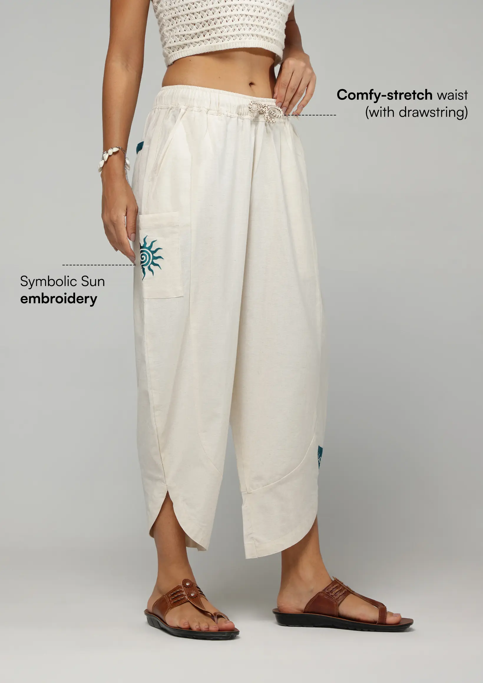 Dhoti-Cut Pants image 3