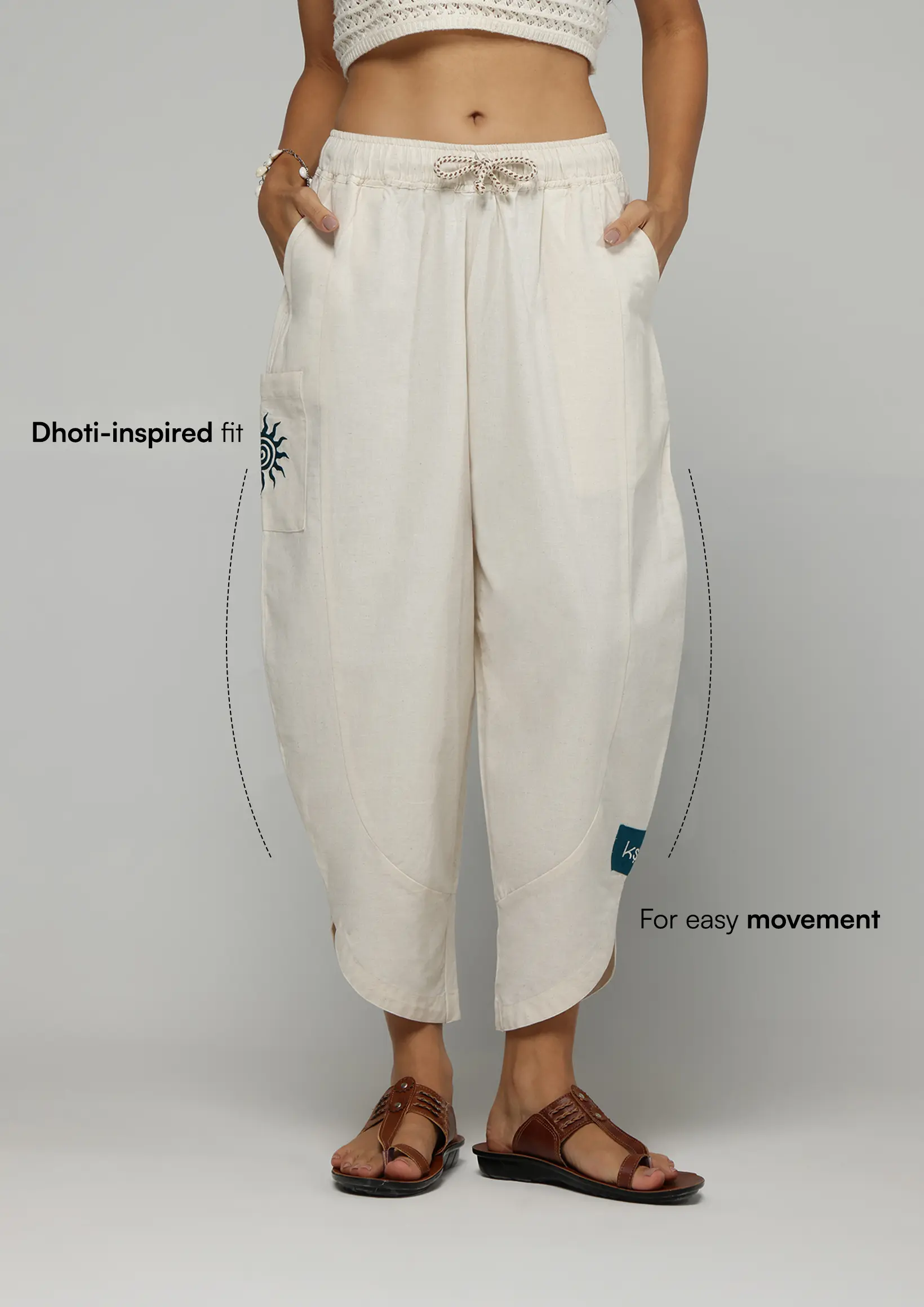 Dhoti-Cut Pants image 5